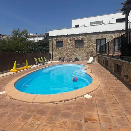 Villa Oasis Entre Vinedos Cerca De Barcelona Con A A Y Piscina Climatizada Caserio de Ca'n Rosell
